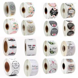 Gift Wrap Sealing Stickers 500Pcs Thank You Love Design Diary Scrapbooking Festival Cards Envelope Decorations Labels