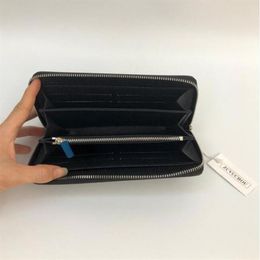 6 Colour Single Zipper High Quality Womens Iconic Fashion Long Wallet Coin Purse Card Case Holder Brown Waterproof Canvas 60017272V