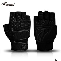 Cycling Gloves Mk Workout Gym For Man Women Wrist Guard Sports Dumbbell Riding Non Slip M Gel Pad Bodybuild Fitness 230825 Drop Deli Dha2B