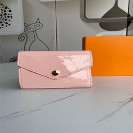 Original 2021 new style female designer ladies coin purse ladies Empreinte patent leather short wallet wallet credit card holder b227Q