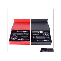 Smoking Pipes Nectar Collector Kit Hookahs For Bong Water Pipe Titanium Nail Fl Set Products In Box Shisha Drop Delivery Home Garden Dhosl
