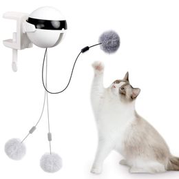 Toys Automatic Cat Toy Ball Electric Lifting Interactive Self Playing Teaser Puzzle Smart Pet Cat Ball Toys Supplies for Cats Kitten