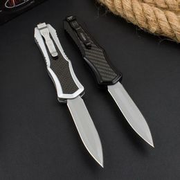 MT-ANT BM 4850 Om Folding Knife 440C Satin Clip Point Blade Zinc Aluminum alloy Handles Tactical Hunting Survival Hand Tools with Pocket Clip 535 3300