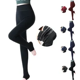 Active Pants Fleece Lined Yoga Women Winter Thick Warm Leggings Stretchy Slim Trousers High Waist Tights Ropa Deportiva Mujer