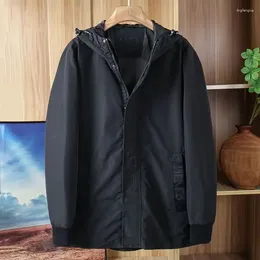 Men's Jackets Spring And Autumn Youth Trend Fashion Black Casual Jacket Outdoor Wind Waterproof Breathable