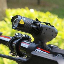 Bike Lights 3000LM 3 Mode 7W Bicycle Light Q5 Led Cycling Front Light Bike Lights Lamp Torch Waterproof Zoom Bike Flashlight Use 14500 P230427