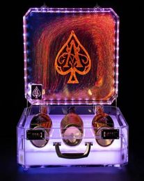 New Bar Products Ace of Spade LED Luminous Champagne Cocktail Wine Bottle Display Case Bar Bottles Presenter For Night Club Party 4599319