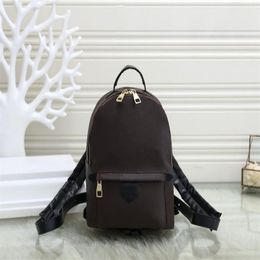 brand designer girl school bags Famous Women Palm Springs large Backpack children quality GM backpacks men printing PU leathe2634