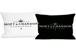 CushionDecorative Pillow Black Velvet Print Moet Cushion Cover Cotton Made Pillowcase Soft Case High Quality Printing9440932