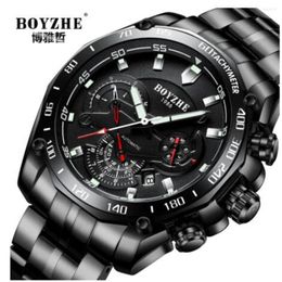 Wristwatches Sports Fashion Leisure Watch Automatic Spring Mechanical Men's Bracelet 30 Metres Waterproof