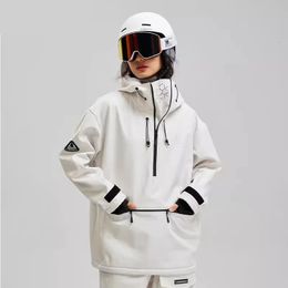 Skiing Suits Women's Solid Colour Ski Jacket Winter Warm Hooded Windbreaker Waterproof Mountain Windproof Snowboarding Snow Coat 231127