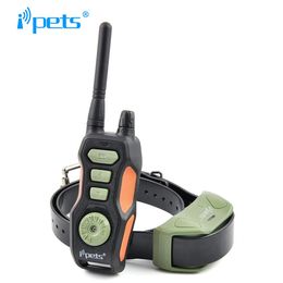 Aids Ipets 6181 Hot sale 800m remote training collar rechargeable and waterproof Ecollar for dogs