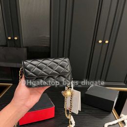 Classic Vintage Purse Designer Bags Women Mini Woc Shoulder Flap with Gold Ball Small Designers Tote Lady Black Handbags Quilted Crossbody Bag Wallet