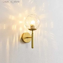 Night Lights Round Iron Romantic Small Night Lamp Home Store Window Industrial Style Glass Wall Lamp YQ231127