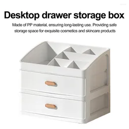 Storage Boxes Drawer Box Countertop Capacity Dustproof Desktop With Drawers Ideal For Office Supplies