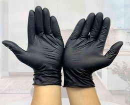 Disposable Gloves Black Latex Powder Exam Glove Size Small Medium Large Xlarge Nitrile Vinyl Hand Cover s xl5802451