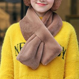 Warm for Women in Autumn Winter Sweet and Cute Cartoon Scarf Neck shawl cooling scarfs long silk lace hijab scarves wholesale painted