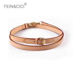 Bag strap 100% genuine leather cowskin brand handbag strap Replacement shoulder belts designer oxidation bag parts accessories 211254D