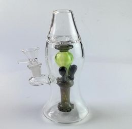 2018 Newest Lava Lamp Bong Unique Heady Glass Perc Beaker Bongs Colorful Water Pipes Lava Lamp Bottle Oil Dab Rigs Wax Dabber Hook4920193