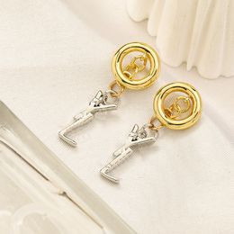 Fashion earrings Gold Letter Stud 2023 High Sense Love Gift Sliver Wedding Party Designer Earrings for Women Jewellery Wholesale