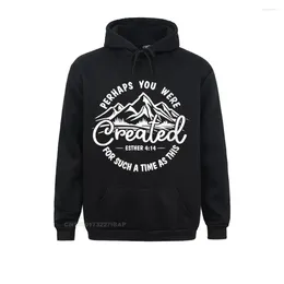 Men's Hoodies Men Perhaps You Were Created For Such A Time As This Ester Hoodie Fitted Geek Sweatshirts Male Crazy Hoods Ostern Day