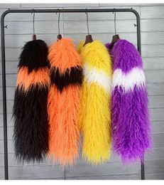 Fur Newest Women Hit Colour Imitation Fur Jacket Short Section Cardign Female Fluffy Spring Autumn Female Imitation Fur Coats J3170