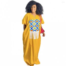 Plus Size Dresses African For Women Muslim Fashion Abaya Dashiki Maxi Dress Batwing Sleeve Ladies Traditional Clothing Fairy