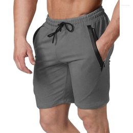 Gym Clothing Outdoor Men Drawstring Shorts With Pocket Mens Training Sports Casual Fitness Workout Running