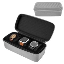 Watch Boxes 3 Slots High-end Anti Drop Bag For Tourism Sports Portable Clocks Cases Men EVA Collection Storage Display