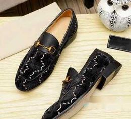 Luxury Suede Men Dress Shoes Cowhide Leather utumn New British Trend Designer Handmade Business Social Loafers