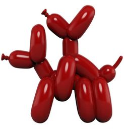 HUMPek Naughty Balloon Dogs Art Figurine Resin Craft Abstract Statue Home Decorations Table Gift Living Room Decoration AA9 2202118194888