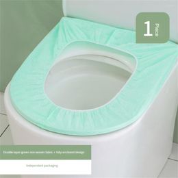 Toilet Seat Covers Biodegradable Safety Bathroom Pad Soluble Water Portable Travel Stool Cover 1piece Mat