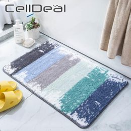 Mats Bath Mat Cute Anti Slip Absorbent Bathroom Carpet Soft Strong Water Absorption Floor Area Rugs For Shower Room Toilet Floor