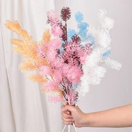 Decorative Flowers 1bundle Plant Grass Artificial DIY Wreath Material Christmas Wedding Flower Decoration Dried