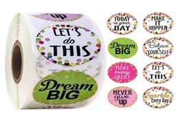 Gift Wrap 500pcsroll Toys Stickers Diary Scrapbooking Teacher Incentive Reward Sticker 57BB9525293