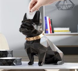 Resin Coin Dog Statue Money Box For Kids Gift Cash Save Safe Box Money Storage For Children Birthday Gift Savings Box For Coins 227190366