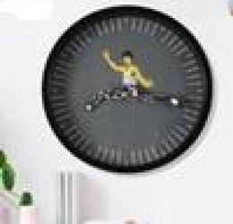 Wall Clocks 25CM Clock Chinese Bruce Lee Creative Round Home Decorations Diameter Personality Fashion31509471227706