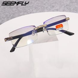 Sunglasses Frames Fashion Seemfly TR90 Finished Myopia Glasses Anti Blue Light Student Short Sight Eyewear -1.0 -1.5 -2.0 -2.5 -3.0 -3.5 -4.