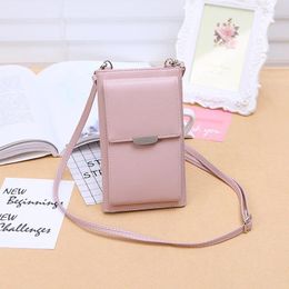Wallets Women Small Handbag Casual Wallet For IPhone 11 Shoulder Strap Bag Mini Messenger Purses Crossbody Bags