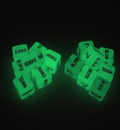 Glow In Dark Love Dice Toys Adult Couple Lovers Games Aid Sex Party Toy Valentines Day Gift For Boyfriend Girlfriend7454998