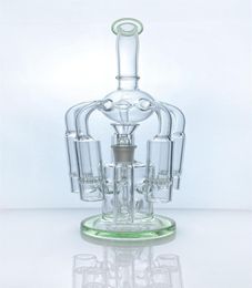 Amazing feature glass hookah collector oil rig smoke pipe with 5 percs bowl 14 mm male connector GB2915938518