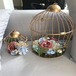 Nests Free delivery1pcs Continental Iron Birdcage decorative window small cage wedding ornaments. classical cages for bird