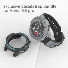 Watch Bands SIKAI Case & Strap Bundle For Huawei Honour Gs Pro Shell Screen Protector Cover Band Bracelet Smart Accessories