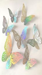 3D Effect Crystal Butterflies Wall Sticker Beautiful Butterfly for Kids Room Wall Decal Home Decoration4818549