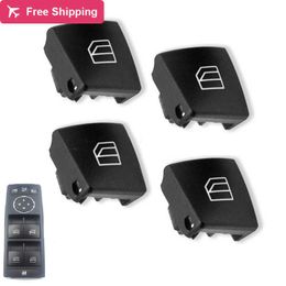 4Pcs/Set Window Switch Button Cover Cap for Mercedes-Benz W204 W212 W463 W166 X166 A-Klasse W176 CLA Coupe C117 X204 Accessories