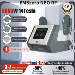 EMSzero Hot Sales EMS Body Sculpt Muscle Stimulator 6000W HI-EMT 14 Tesla High Intensity Slimming Fitness Equipment