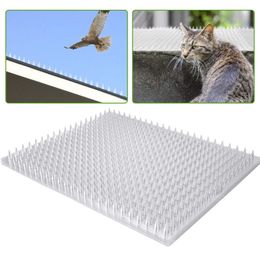 Mats 6PCS Cat Repellent Mat Outdoor Scat Mat Garden Anticat Net Pet Deterrent Mat Train Spike Plant Protection Mesh Tool