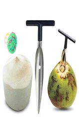 Coconut Opener Tool Stainless Steel Water Punch Tap Drill Straw Open Hole Cut Gift Fruit Openers Tools195y9803105