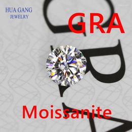 Loose Gemstones High Quality D/G Colour Moissanite Diamonds 0.1 To 10ct Certified Pass Diamond Test Moissanita Stones With Code Gem Jewelr