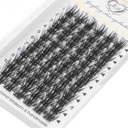 False Eyelashes Individual Cluster Lashes 72 PCS DIY Lash Extension Soft Faux Mink Clusters Long Natural Fake Volume Wispy